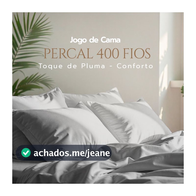 Conforto Jogo de Cama 4 Peças 400 Fios Casa di Valle - Coleção Day by Day