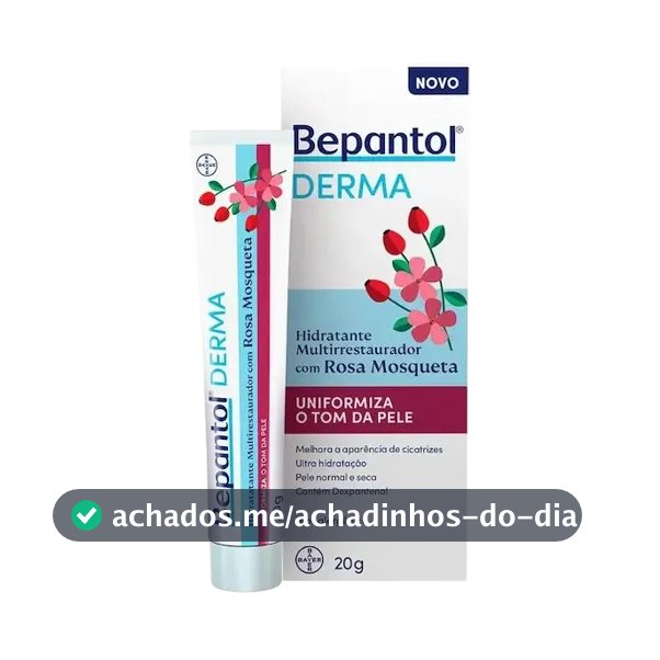 Creme Multirrestaurador Rosa Mosqueta Bepantol Derma 20g