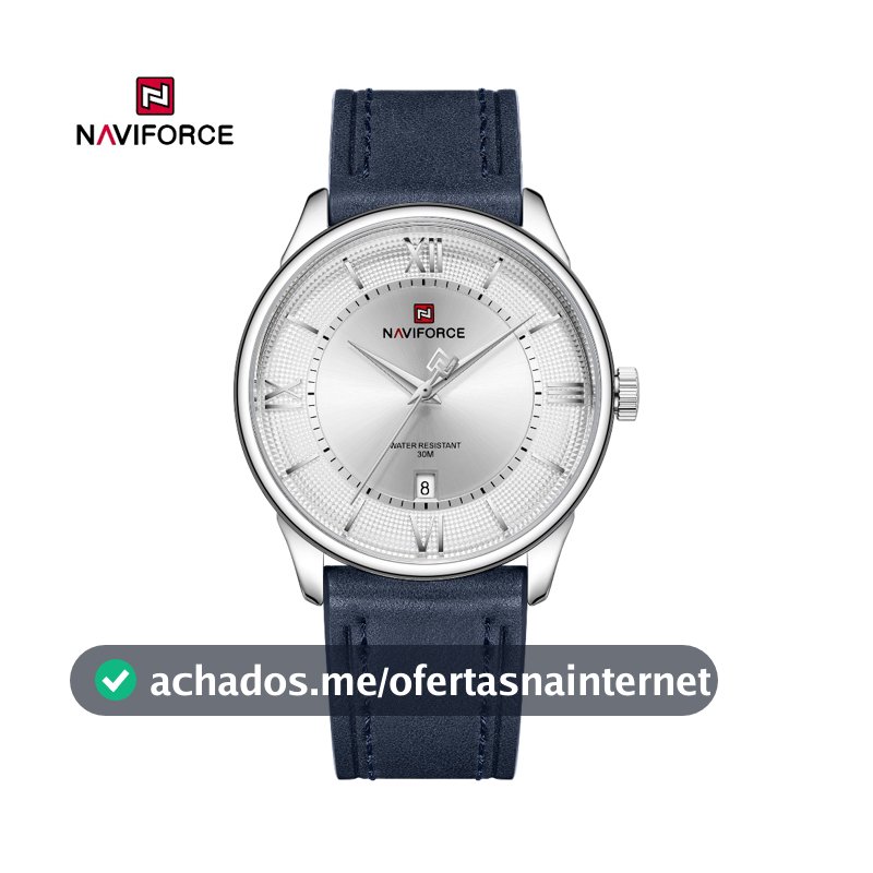 NAVIFORCE 9272 Business-Chic Minimalista Dial Relógio Masculino Com Pulseira De Couro Genuíno