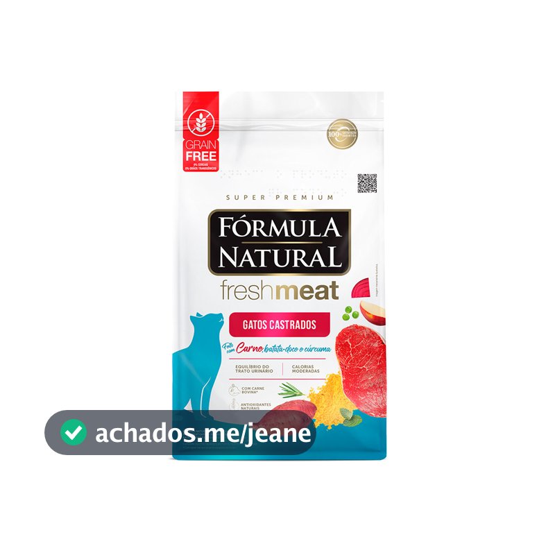 FORMULA NATURAL FRESH MEAT GATO CASTRADO CARNE 10,1KG