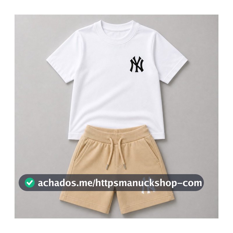 Conjunto Masculino Estiloso Modinha Kit Camisa Bermuda Masculino Kit Conjunto Masculino infantil