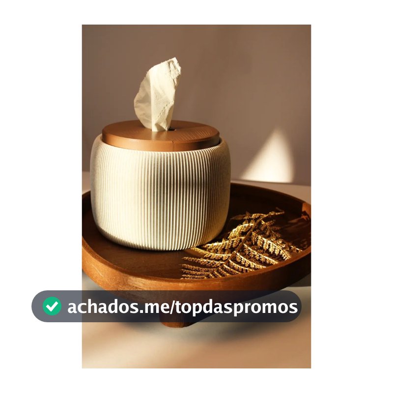 Porta Papel Higiênico Luxo Elegate – Suporte Moderno para Banheiro com Tampa