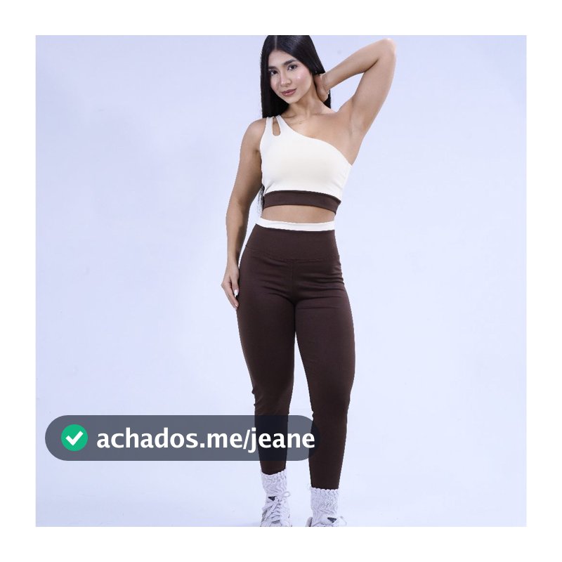 CONJUNTO CALÇA BICOLOR FITNESS ZERO TRANSPARENCIA