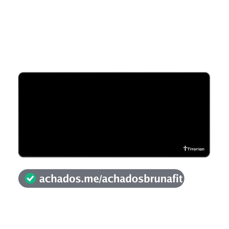 Mouse Pad Gamer APEX Extra Grande Control Profissional 90x40 Deskpad Branco Preto Hexágono Titorion