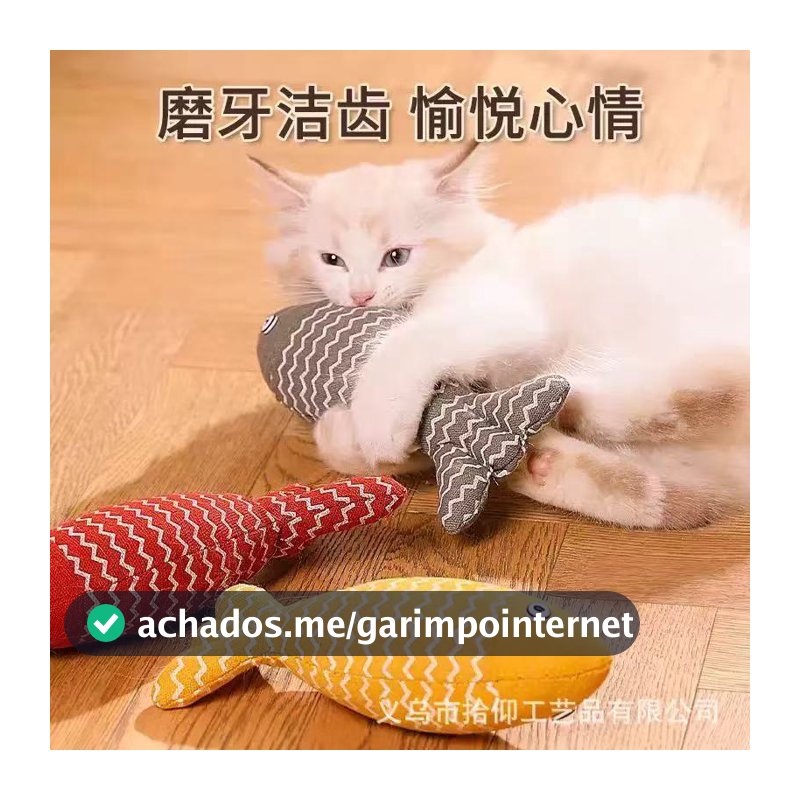 Brinquedo Catnip Interativo Resistente À Mordida Erva Para Gatos