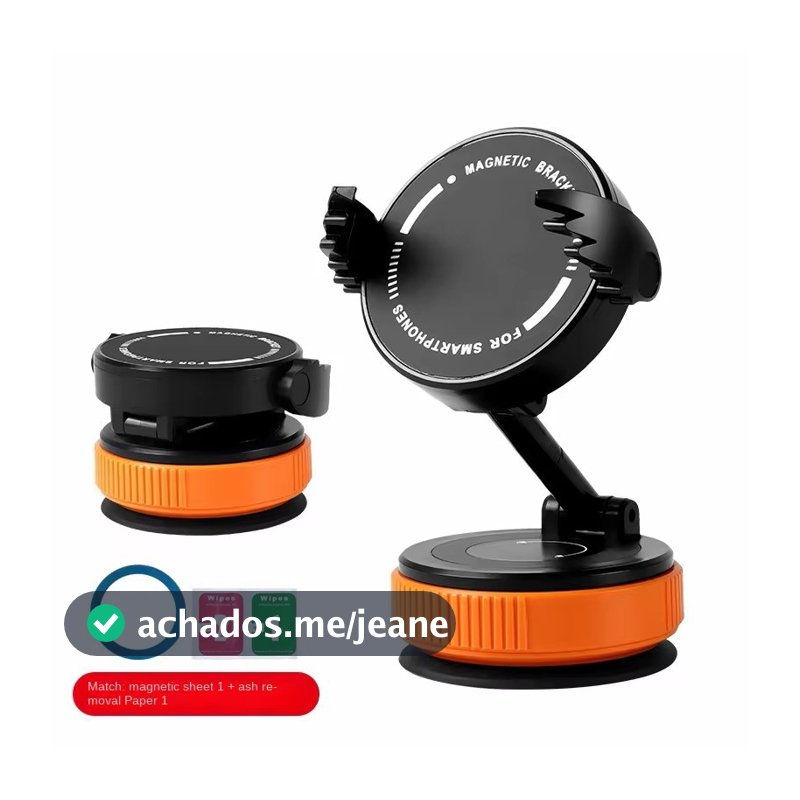Suporte Magnético para Celular Universal com Ventosa Mesa Carro Maxmay