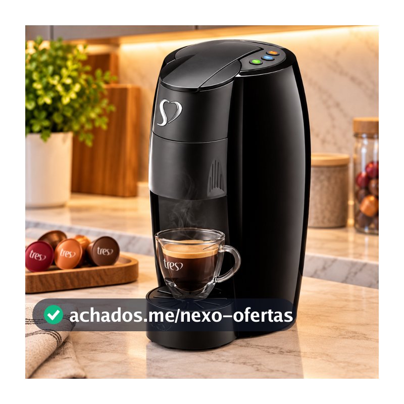 Cafeteira Espresso Três Corações LOV 1250W Máquina de Café Multibebidas Original 127V