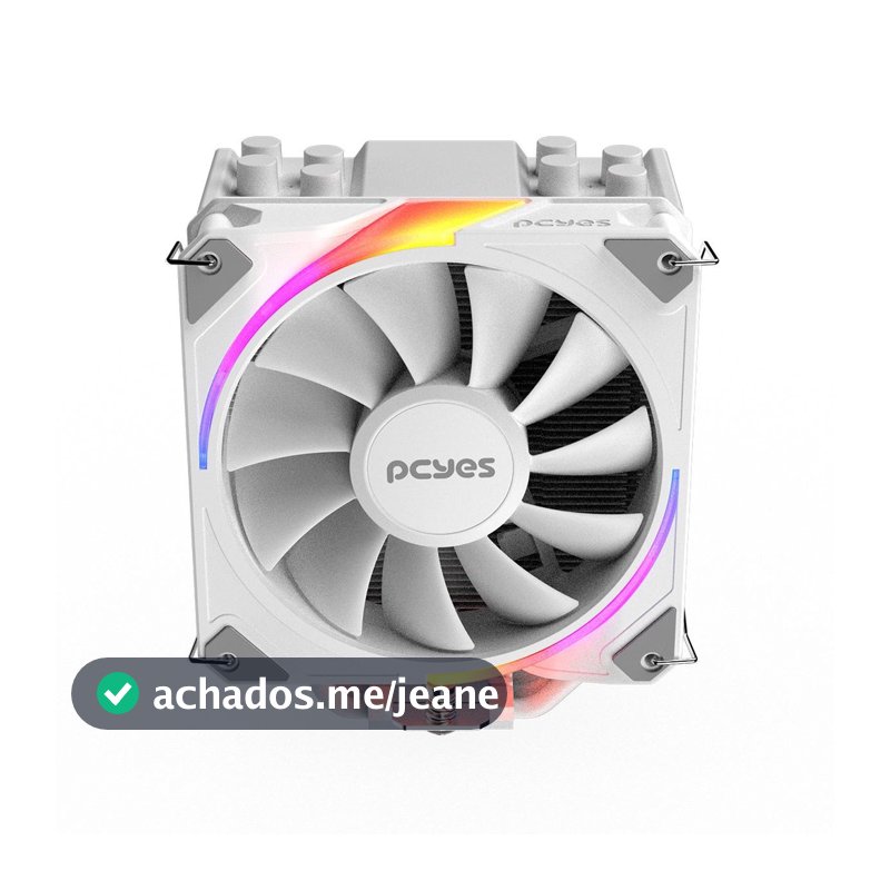 Cooler Para Processador Pcyes Frost Pulse Argb White Ghost - Tdp 180w - Pefpargbwg