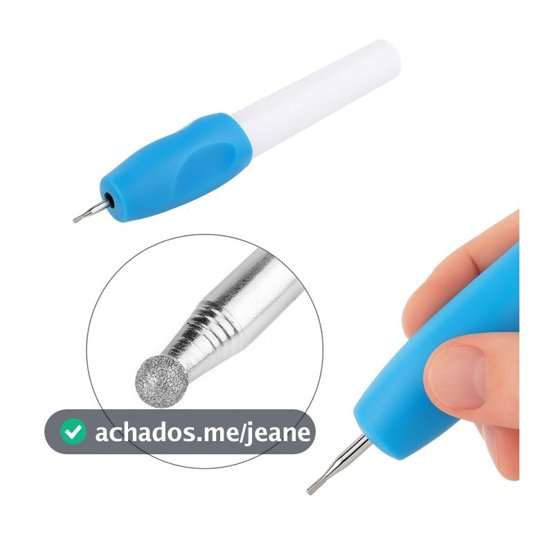 Caneta Gravadora de Peças Utensílios Gravador Metal Vidro Plástico Madeira Pequena a Pilha