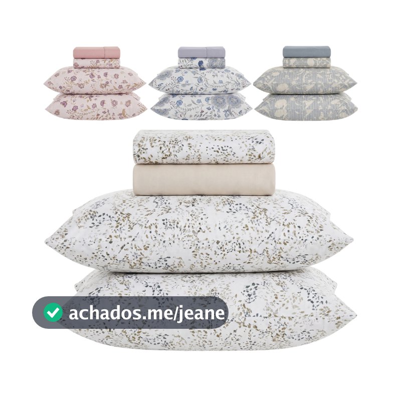 Jogo De Cama Lençol Casal 4 Peças 150 Fios Antialérgico Camesa - Emcompre