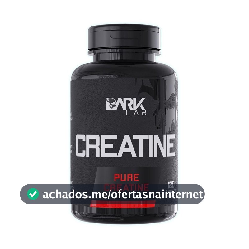 Creatina Monohidratada 100% Pura 120 Cápsulas Dark Lab - Creatina Pura em Cápsula