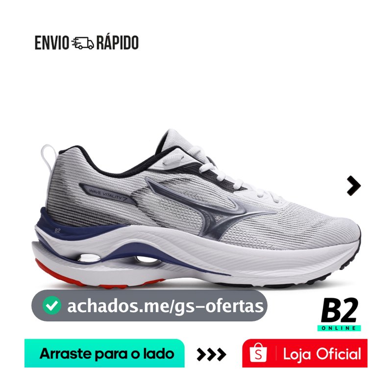 Tênis Mizuno Wave Vitality 7 Masculino Original com Nota Fiscal e Garantia