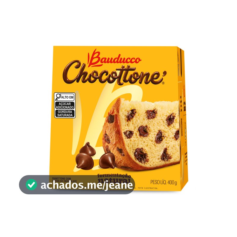 Chocottone com Gotas de Chocolate 400g Bauducco