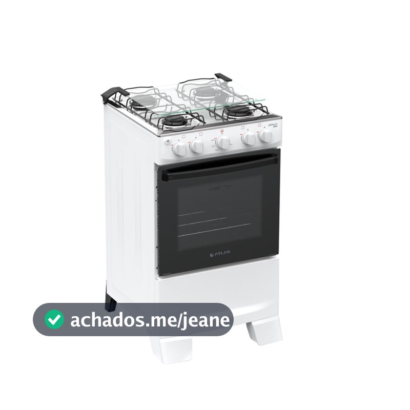 Fogão 4 Bocas Atlas Mônaco Plus