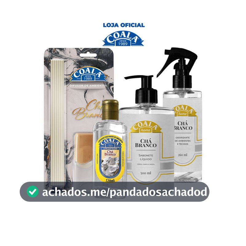 kit Coala Home Chá Branco