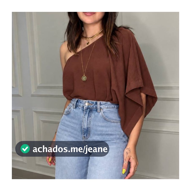 Body Feminino Um Ombro Só Nula Manca Alfaiataria  Elegância Manga Ampla Flare