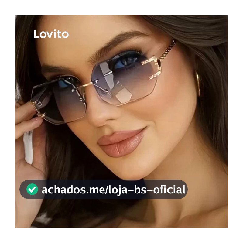 Lovito Elegante Óculos de Sol com Redução de brilho LFA90X027