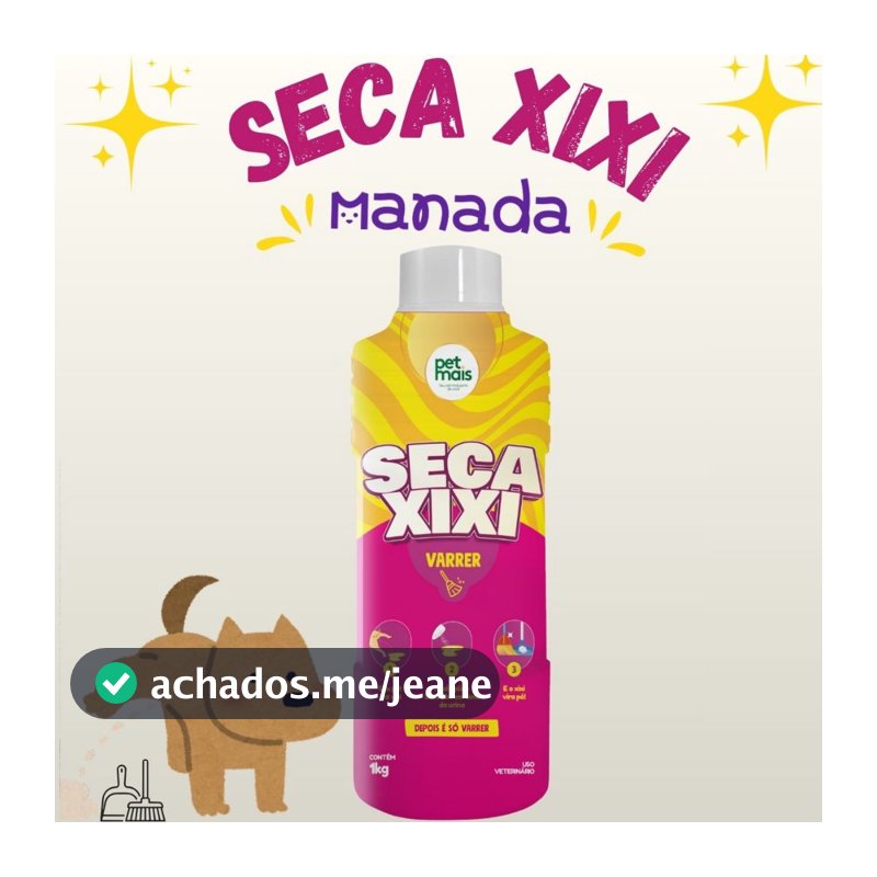 Seca Xixi Cachorro e Gato Para Varrer Sem Odor 1kg - Petmais
