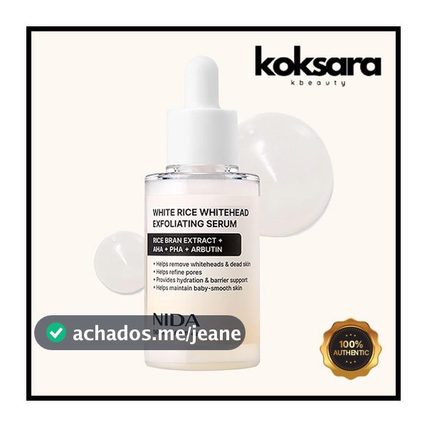Nida White Rice Whitehead Exfoliating Serum 50ml