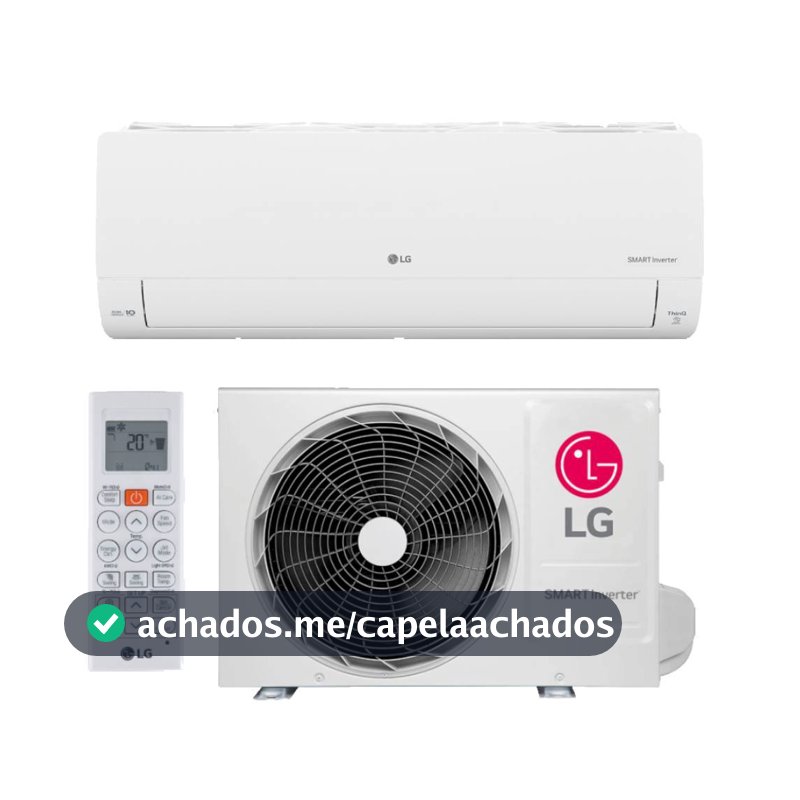 Ar Condicionado LG AI Smart Inverter Voice 9000 BTUs Frio 220V S3-Q09JA31E
