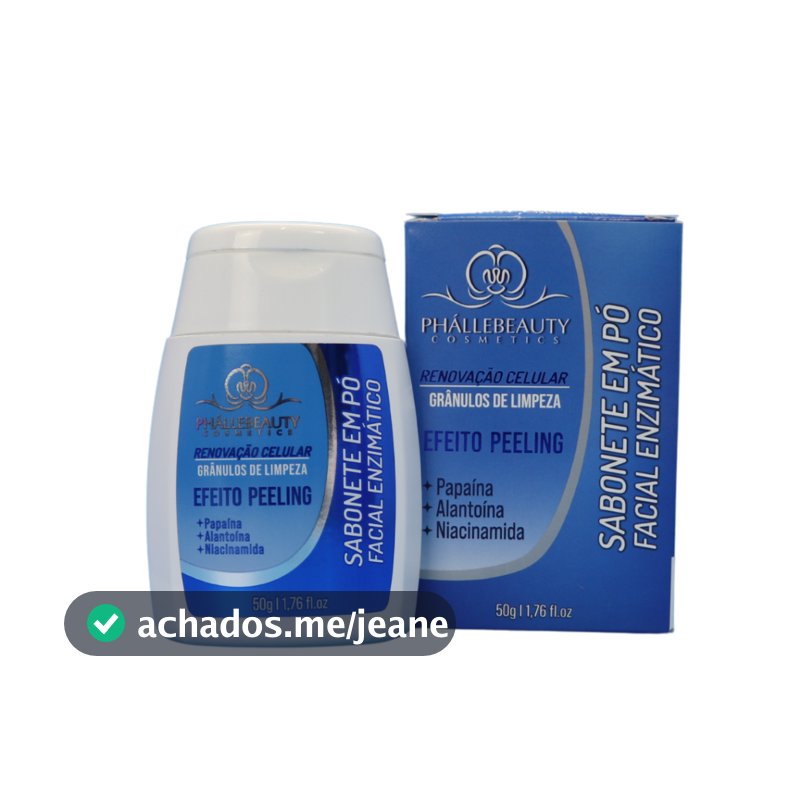 Sabonete em Pó Facial Enzimático Efeito Peeling PhálleBeauty PH0726