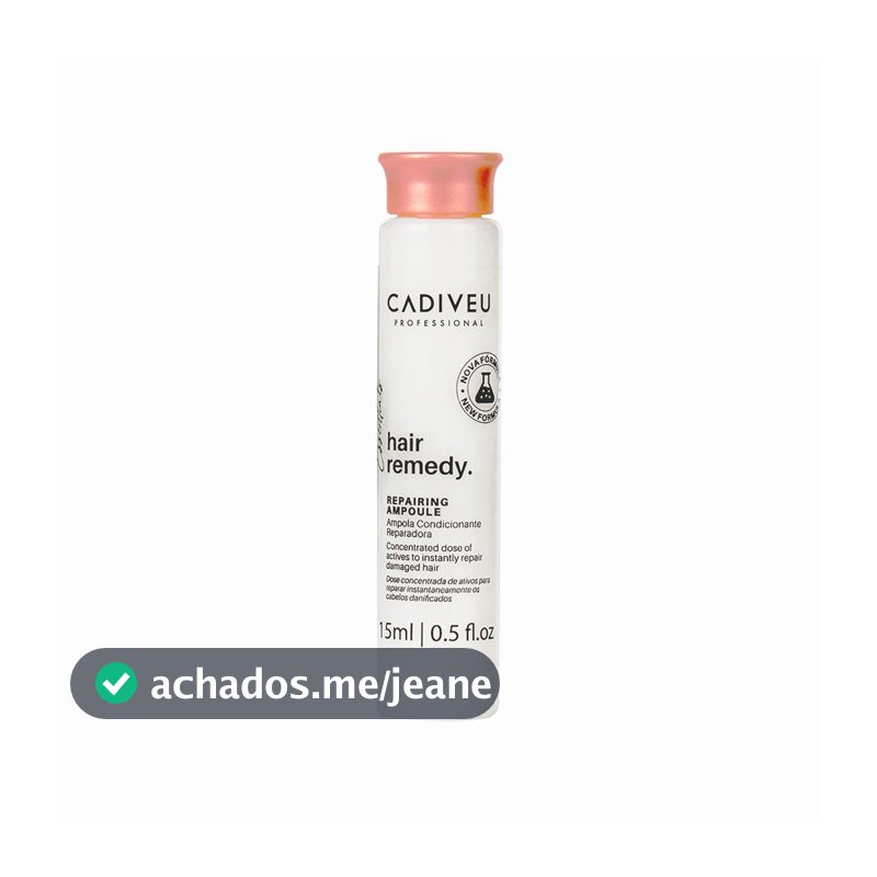 Ampola Cadiveu Essentials Hair Remedy Reparadora 15Ml