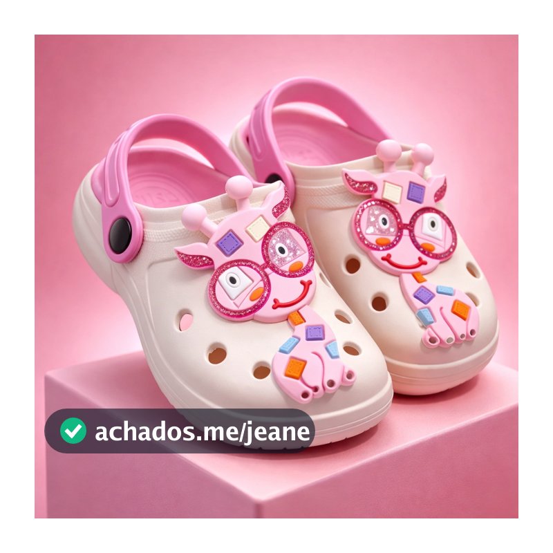 Papete Infantil Menina Leve Macia e Confortável para o Dia a Dia