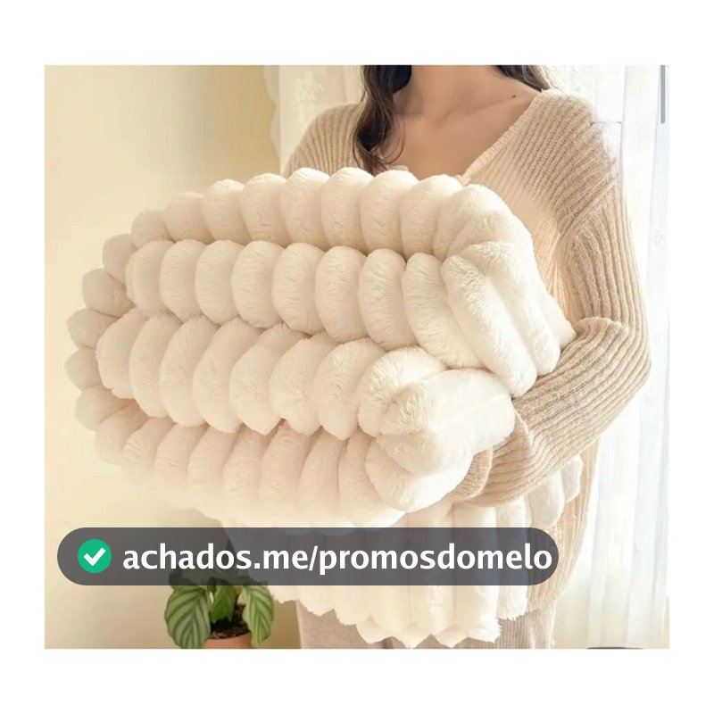 Cobertor Ultrasoft Nuvem Grosso 320gr m² - Supermacio 2,40mx2,20m | Para Cama Queen Toque de Plumas