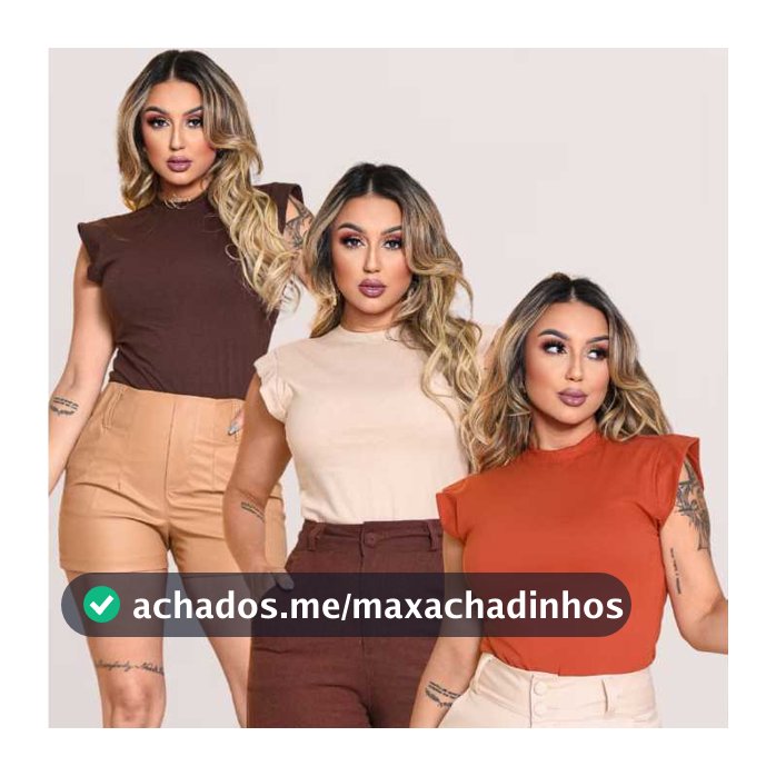 Kit 3 Blusas Femininas Estilosas Muscle tee Minimalista, Camiseta Muscle, T shirts feminina