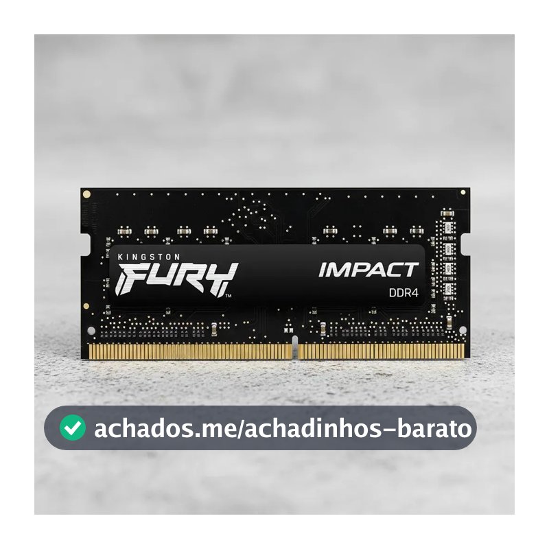 Memória Ram para Notebook Kingston Fury Impact 16gb ddr4 3200mhz
