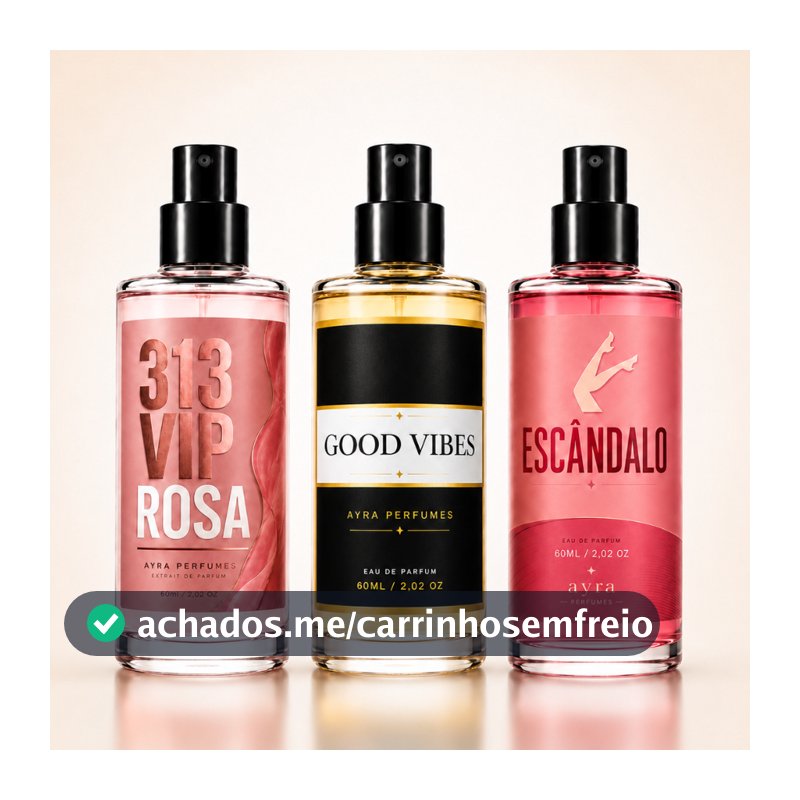Body Splash Feminino Sedução Provocante Floral Frutal Fixação Marcante Longa Duração Kit Presente