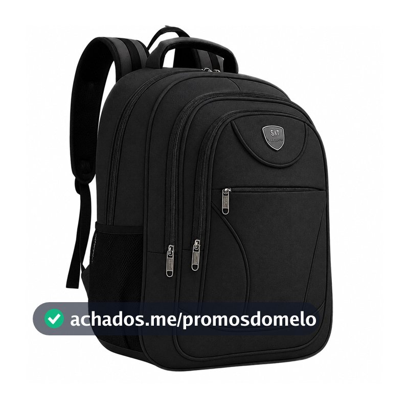 Mochila Grande Reforçada Impermeável Notebook Masculina Feminina Escola Trabalho