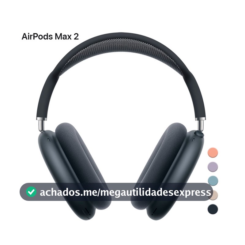 Fone de Ouvido Apple AirPods Max 2 Smart Case Cancelamento Ruído Original Lacrado