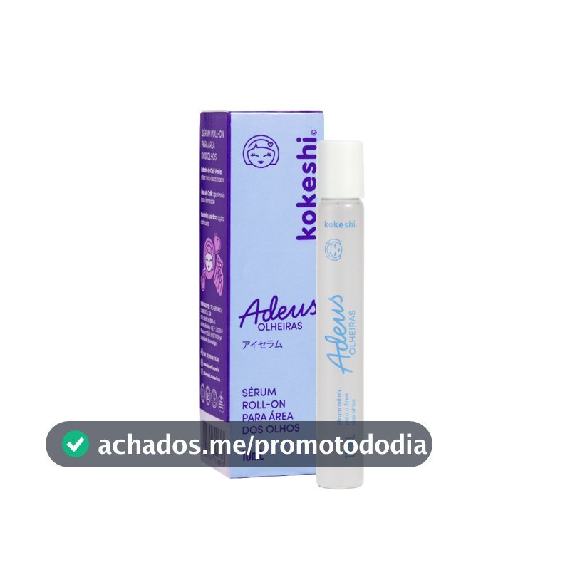 Sérum Roll-On Área dos Olhos Adeus Olheiras 10ml Kokeshi