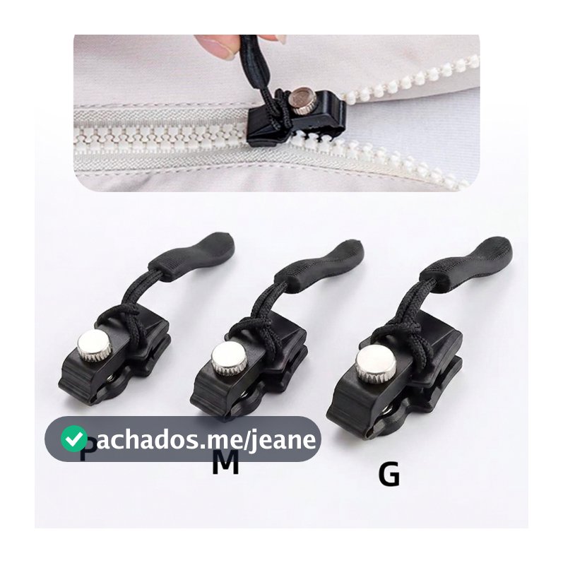 Reparo de Zíper Universal Instantâneo Removível Reparador Zipper Sem Costura Kit Para Roupas Bolsas