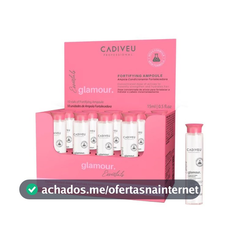 Cadiveu Ampola Glamour 10 ampolas de 15ml