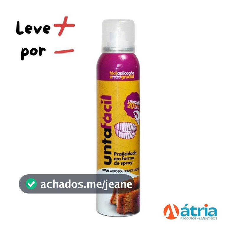 Desmoldante Spray Unta Fácil InLoco 180ml Vegano | Variações com Mais Unidades