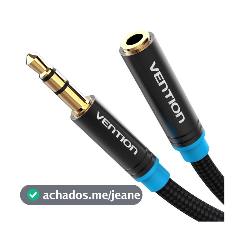 Vention  - Cabo Extensor P2 Macho X P2 Fêmea - Selecione o tamanho