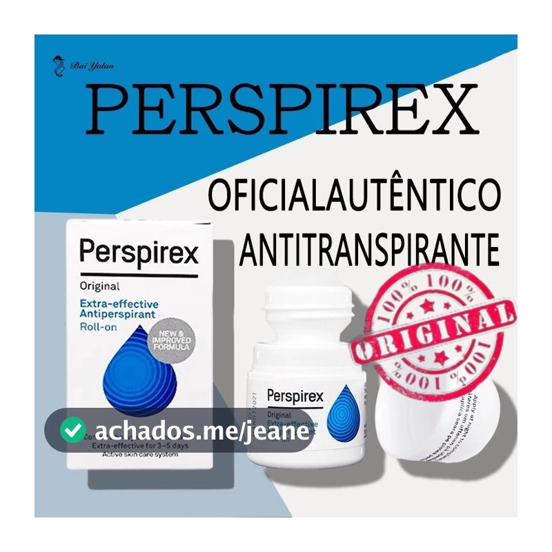 Perspirex Oficial Antitranspirante Desodorante Para Tratamento Bromidrose Hiperidrose Odor