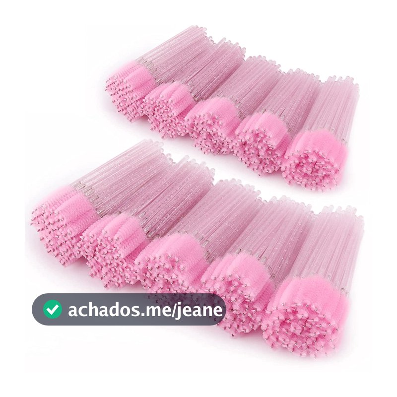 Kit Escovinhas Com Glitter Extensão De Cilios Sobrancelha Micropigmentação ATACADO