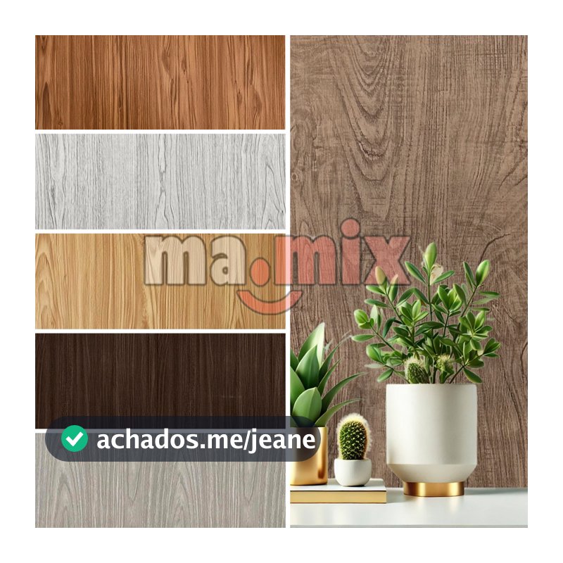 Papel de Parede Madeira Ripado Adesivo - Auto Adesivo quarto sala Decorativo Ripados 5M