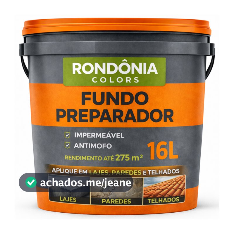 Fundo Preparador Paredes Base Água 16/3,6L Incolor Paredes Externas Internas Anti Mofo Protege Casa