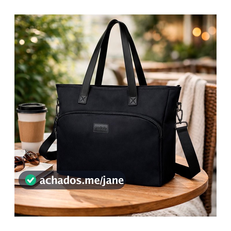Bolsa Godaily Tote Loop Transversal Feminina Dia a Dia