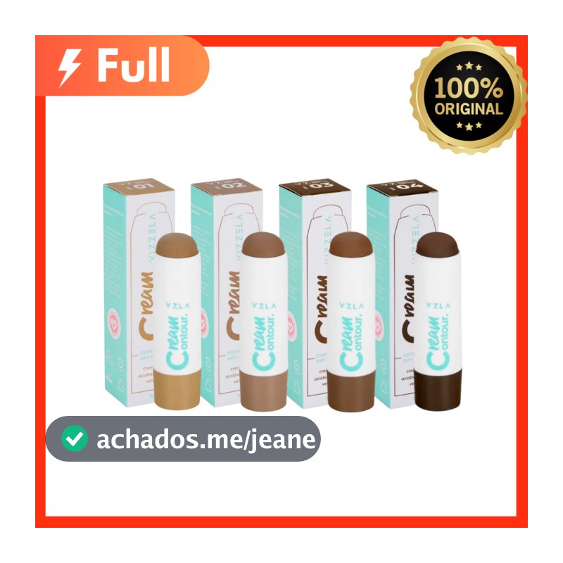 Cream Contour contorno em Stick Cremoso Velvet 7g– Vizzela