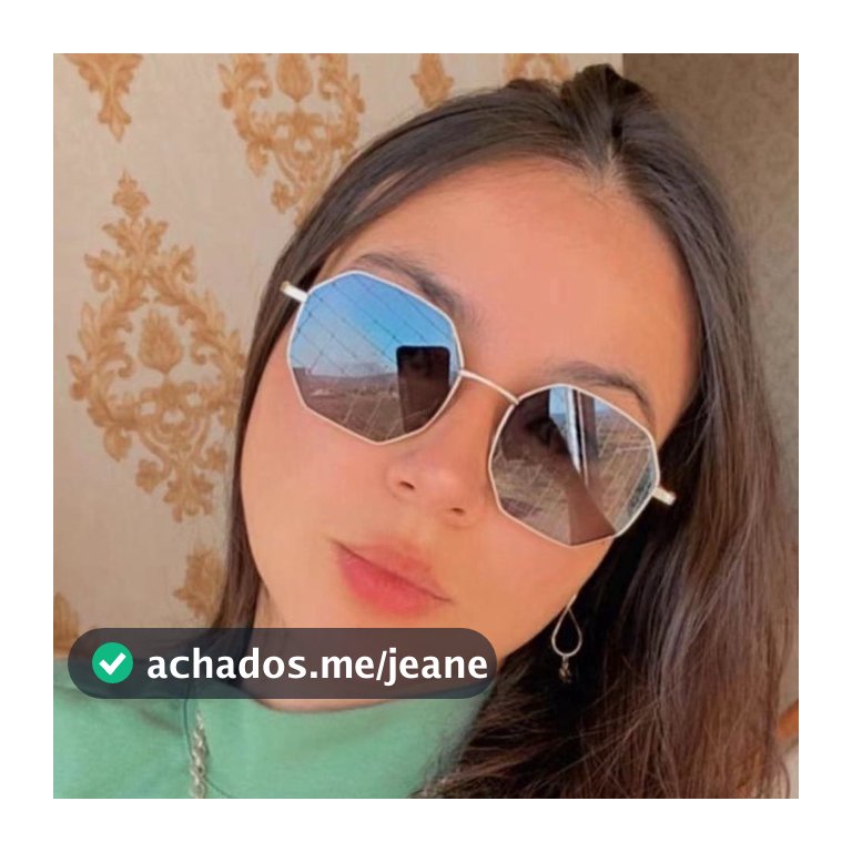 Óculos De Sol Hexagonal Feminino Unisex Masculino Verão  Material Maior