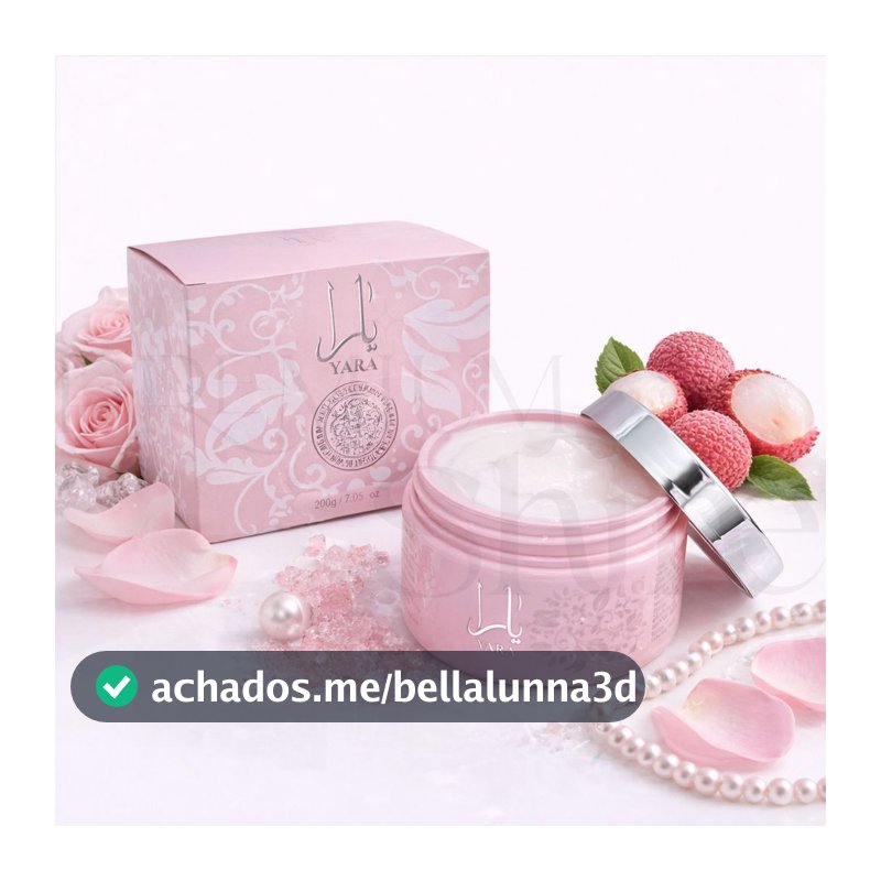Creme Hidratante Yara Pote 200g Feminino - Isabelle la Belle - Hidratação Corporal Perfumado