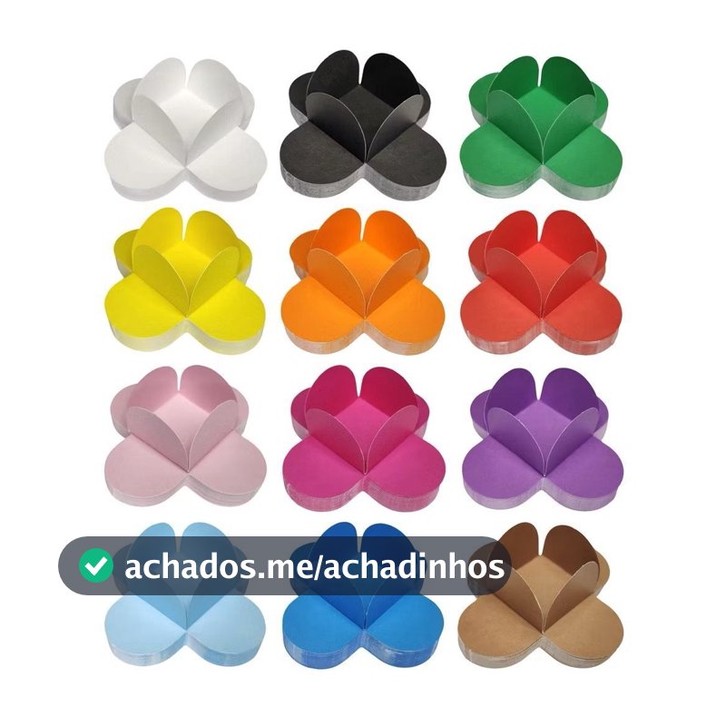 Forminhas 4 Pétalas Para Doces Finos Brigadeiros Festas Aniversários Casamentos e Decorações