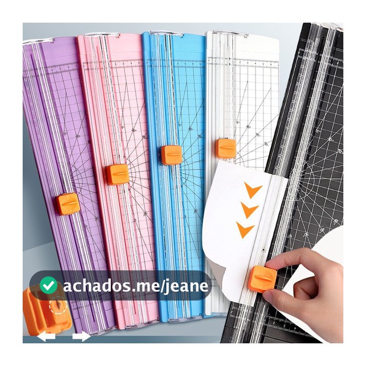Guilhotina Cortador de papel A4 Cortador de papel de escritório Lâmina para álbum de recortes de fotografias