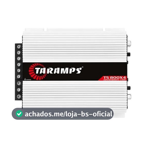 Modulo Amplificador Taramps Ts800 800w Rms 4 Canais 2 Ohms