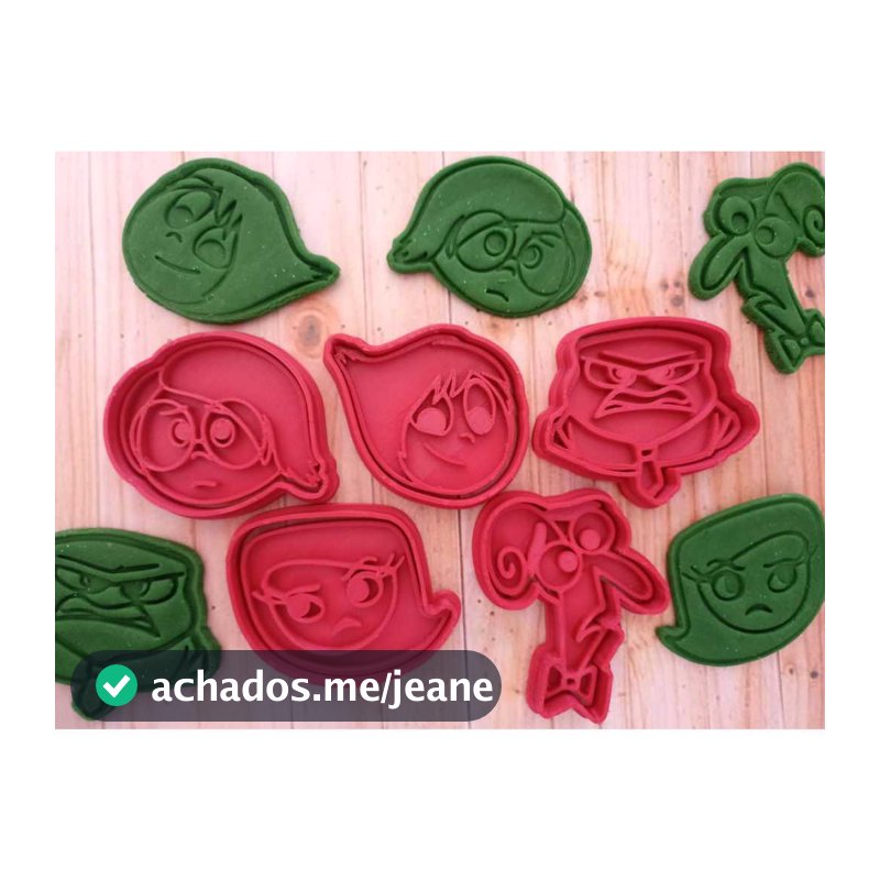 Cortador de Biscoito / Massinha / Biscuit Personagens Filme Divertidamente 1